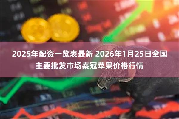 2025年配资一览表最新 2026年1月25日全国主要批发市场秦冠苹果价格行情